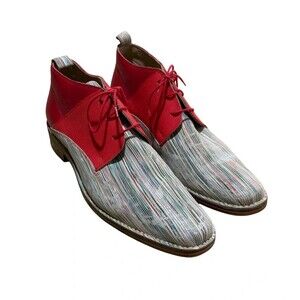 KOPS Varese Mens Chukka Boots Red Stripe US 10 - 10.5 EU 44 UK 9.5 Netherlands
